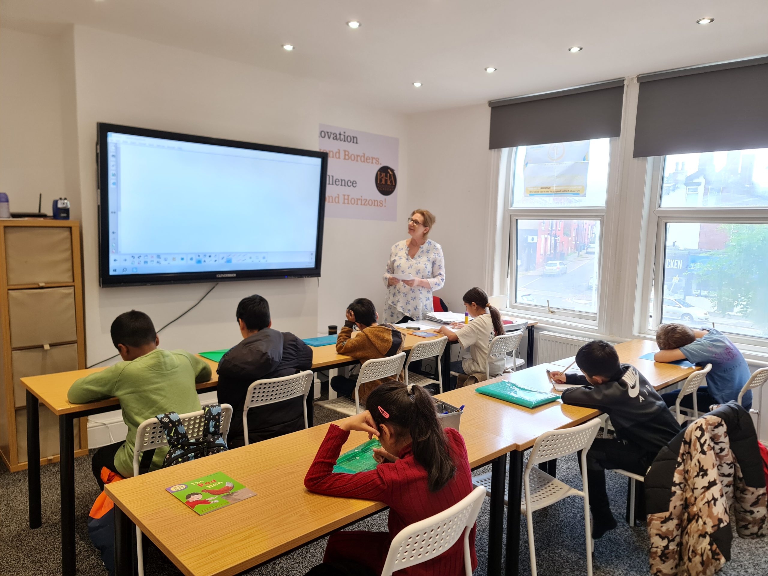 KS1 Students studying