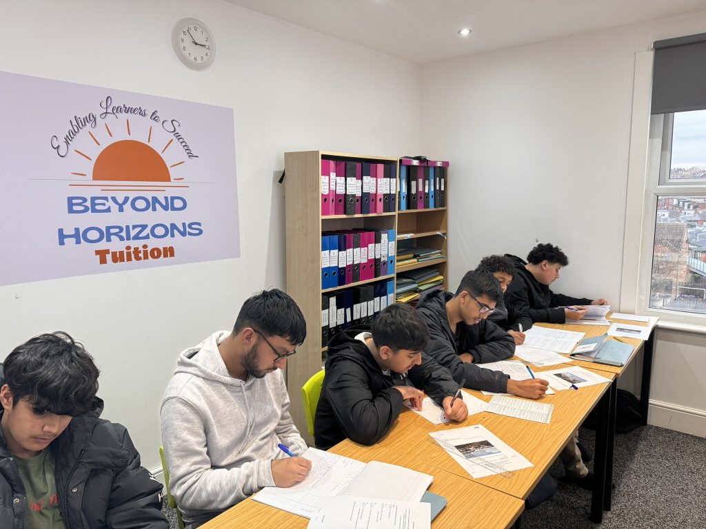 Students studying